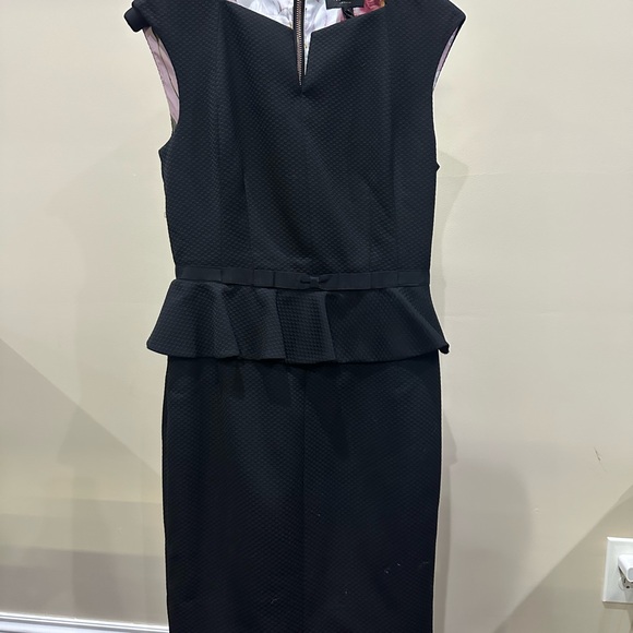 Elegant Ted Baker Black Peplum Suit & Dress - Picture 3 of 9